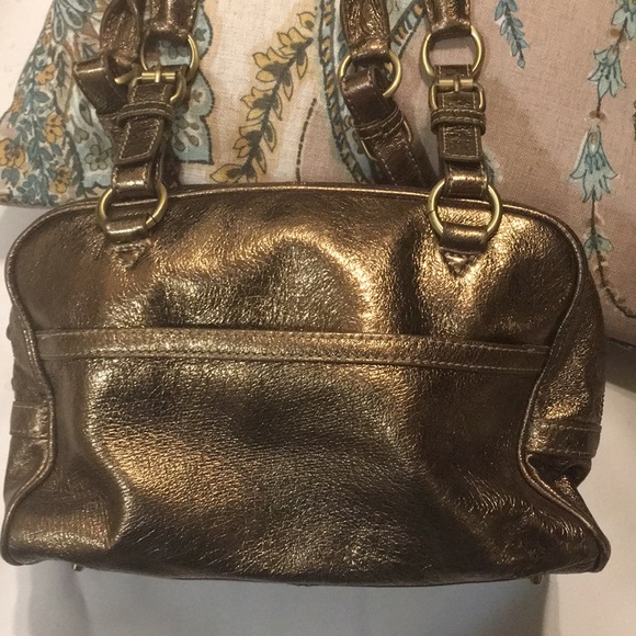 Elliot Lucca vintage gold Leather Bag - Picture 4 of 8